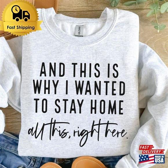 Tops - Introvert Sarcastic And This Is Why I Wanted To Stay Home Sweatshirt